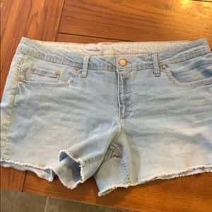 Denim shorts